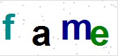 看不到验证码？点击重新换一个！