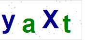 看不到验证码？点击重新换一个！