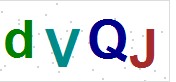 看不到验证码？点击重新换一个！