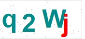 看不到验证码？点击重新换一个！
