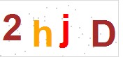 看不到验证码？点击重新换一个！