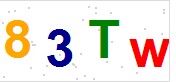 看不到验证码？点击重新换一个！