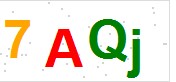 看不到验证码？点击重新换一个！