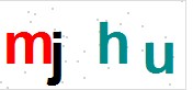 看不到验证码？点击重新换一个！