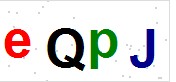 看不到验证码？点击重新换一个！