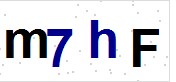 看不到验证码？点击重新换一个！