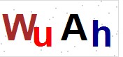 看不到验证码？点击重新换一个！