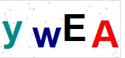 看不到验证码？点击重新换一个！