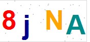 看不到验证码？点击重新换一个！