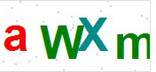 看不到验证码？点击重新换一个！