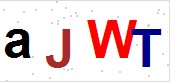 看不到验证码？点击重新换一个！