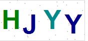 看不到验证码？点击重新换一个！